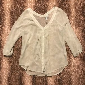 Mint Sheer Lauren Conrad Blouse